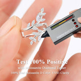 Stackable Moissanite Adjustable Band Ring