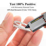 Large Huggie Moissanite Hoop Earring