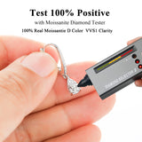 Pear Cut Moissanite Drop Dangle Earrings