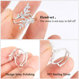 Stackable Moissanite Adjustable Band Ring