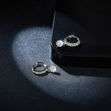 Brilliant Moissanite Drop Earrings