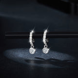 Brilliant Moissanite Drop Earrings
