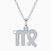Moissanite Virgo Zodiac Necklaces Gift - Ceerom