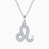 Moissanite Leo Zodiac Necklace Gift - Ceerom
