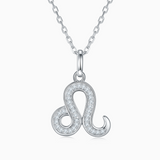 Moissanite Leo Zodiac Necklace Gift - Ceerom