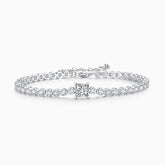 Princess Cut Moissanite Tennis Bolo Bracelets