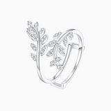 Stackable Moissanite Adjustable Band Ring