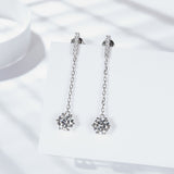 Dazzling Moissanite Drop Dangle Earrings