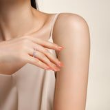 Round Cut Moissanite Wedding Band Ring - Ceerom