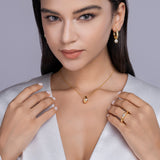 Solitaire Moissanite Band Ring - Ceerom