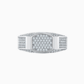 Men's Hip Pop Rock Moissanite Ring - Ceerom