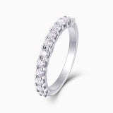 Round Cut Moissanite Wedding Band Ring - Ceerom
