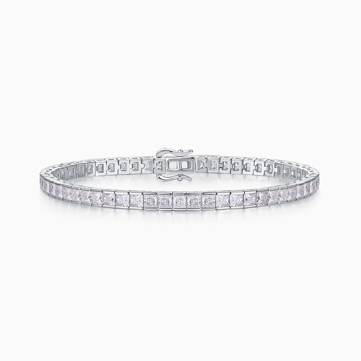 Princess Cut Moissanite Tennis Bracelets - Ceerom