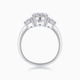 Round Moissanite Engagement Ring - Ceerom