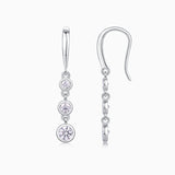 Elegance Classic Moissanite Drops Earrings - Ceerom