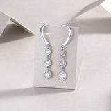 Elegance Classic Moissanite Drops Earrings - Ceerom