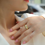 Pave Moissanite Band Ring - Ceerom