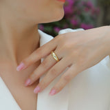 Star Pave Moissanite Band Ring - Ceerom