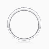 Half a Row of Moissanite Band Ring - Ceerom