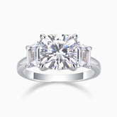 The Three Stone Cushion Cut Engagement Ring - Ceerom