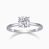 Moissanite Solitaire Brilliant Engagement Ring