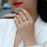 Petite Twist Oval Cut Engagement Ring - Ceerom