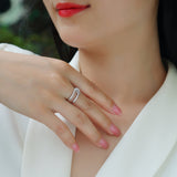 Forever Moissanite Band Ring - Ceerom