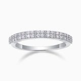 Half A Row of Moissanite Band Ring - Ceerom