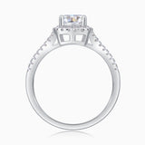 Asscher Cut Moissanite Ring - Ceerom