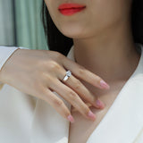 Solitaire Round Cut Moissanite Ring - Ceerom