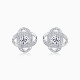 Star Halo Moissanite Stud Earring - Ceerom