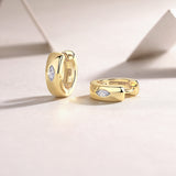 Marquise Cut Hoop Earrings - Ceerom