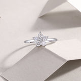 Seven Stone Moissanite Cluster Ring - Ceerom