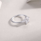 Seven Stone Moissanite Cluster Ring - Ceerom