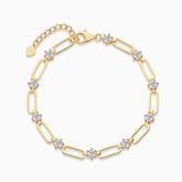 Round Cut Moissanite Stunning Sparkle Bracelets - Ceerom