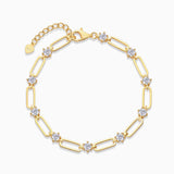 Round Cut Moissanite Stunning Sparkle Bracelets - Ceerom