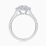 Halo Round Cut Engagement Ring - Ceerom
