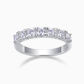 7 Stone Moissanite Engagement Band Ring - Ceerom