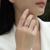 Pear Shaped Moissanite Ring - Ceerom