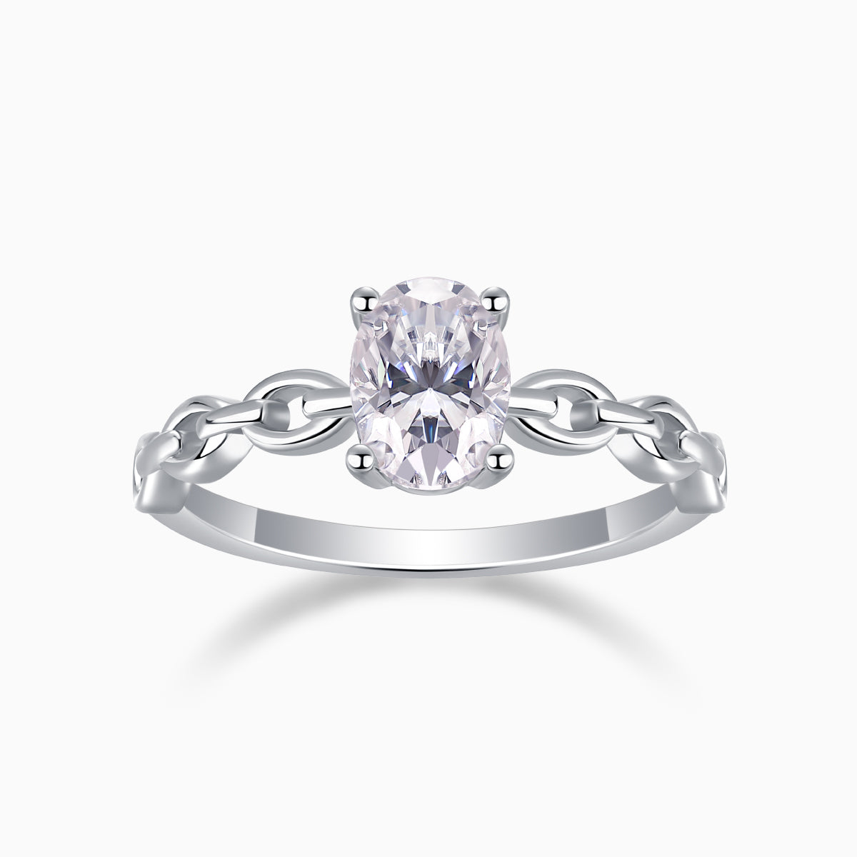 Solitaire Oval Cut Engagement Ring - Ceerom
