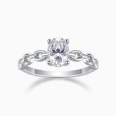 Solitaire Oval Cut Engagement Ring - Ceerom