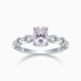Solitaire Oval Cut Engagement Ring - Ceerom