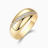 Pave Moissanite Band Ring - Ceerom