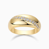 Pave Moissanite Band Ring - Ceerom