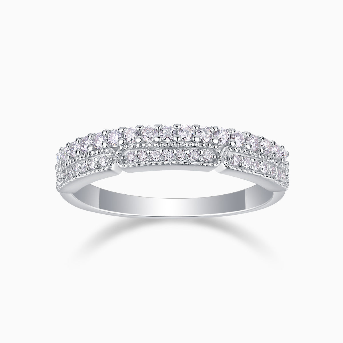 Moissanite Eternity Band Ring - Ceerom