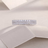 Moissanite Eternity Band Ring - Ceerom