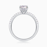 Pear Shaped Moissanite Ring - Ceerom