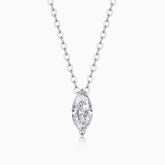 Marquise Cut Solitaire Pendant Necklace - Ceerom