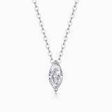 Marquise Cut Solitaire Pendant Necklace - Ceerom