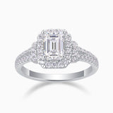 Emerald Cut Moissanite Ring - Ceerom